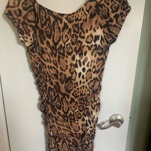 Bebe leopard dress!